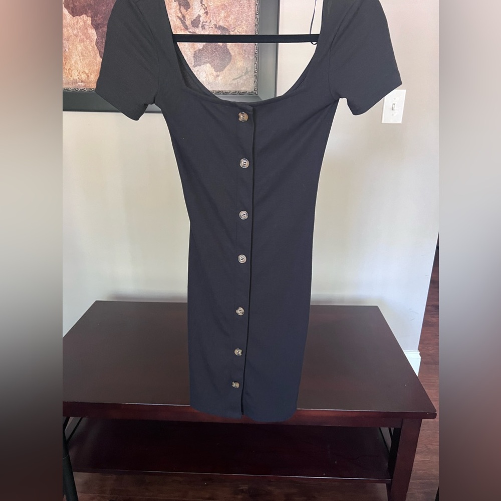 Black bodycon dress by HM. Size XS.